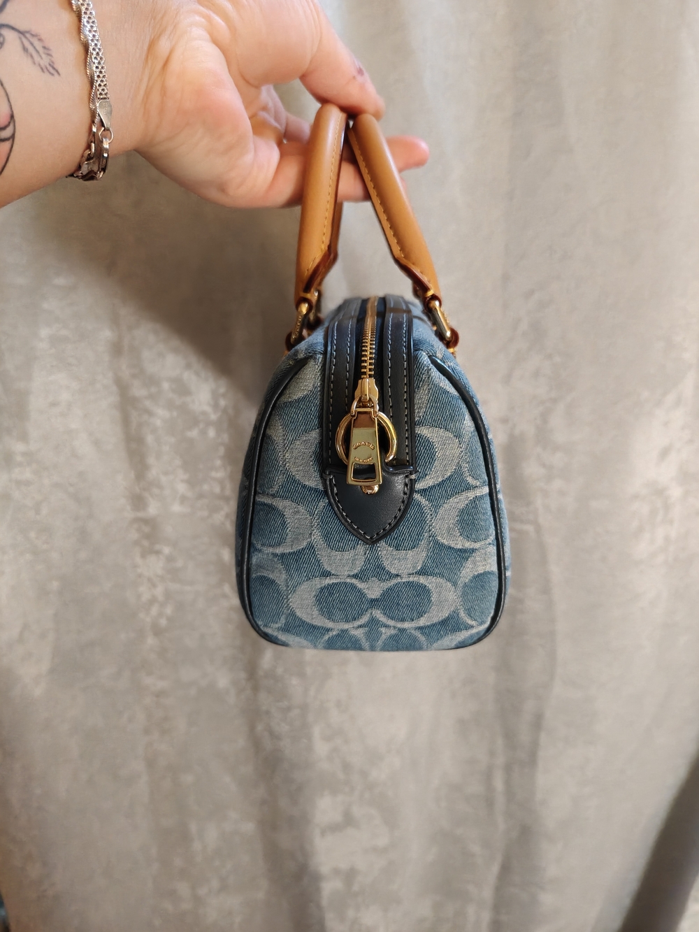 Mini Denim Rowan Coach - Picture 2 of 7